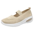 thumbnail image 2 of Willtoo Orthopedic Dress Shoes for Women Arch Support Non Slip Slip on Work Shoes Wide Knitted Mesh Stretch Server Shoes Soft 2026 New Foam Shoes, 2 of 6