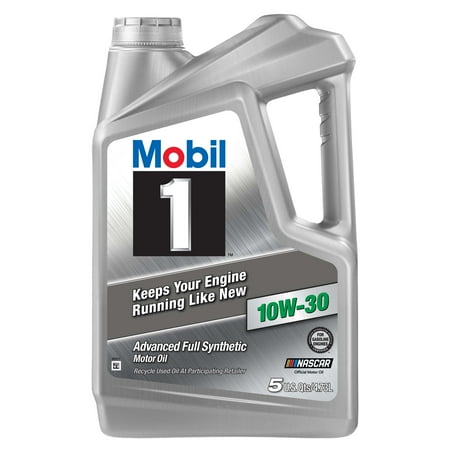 Mobil 1 10W-30 Advanced Full Synthetic Motor Oil, 5QT