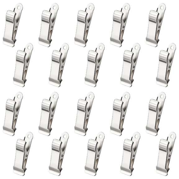 20Pcs Heavy Duty Metal Document Clip with Hanging Hole Multipurpose Metal Reverse Clamp For Woodworking File Management