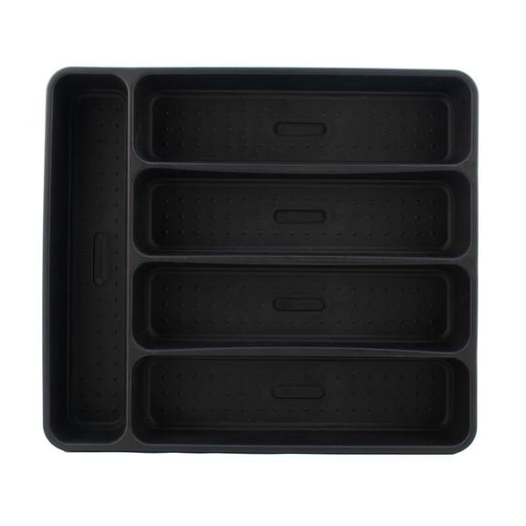 Porta cubiertos Top Choice Plástico Negro