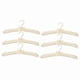 thumbnail image 3 of 10 Pcs Non-Slip Hanger White Hangers Sweater Hangers Skirt Hangers Padded Hangers for Women Clothing, 3 of 5