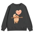 thumbnail image 4 of My First Valentines Day Baby Boy Outfit Crew Neck Sweatshirt Lover Themed Letter Print Long Sleeve Pullover Kids Clothes for Boy 18-24 Months, 4 of 4