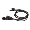 thumbnail image 2 of Dashboard Mount Extension Cable, Flush Panel Dashboard Mount Cable Data Transfer Non Deform PC Compound Impact Resistance USB 2.0  For Boat Motorcycle, 2 of 8