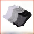 thumbnail image 2 of Calcetines de algodón de gran tamaño para hombre, calcetines de algodón para primavera y verano, calcetines deportivos cortos, calcetines náuticos grandes, 2 of 5