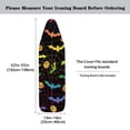 thumbnail image 5 of HELLHERO Home Ironing Board Protector Bat Spider Web Iron Pad Board Cover Drawstring Tightening Secure Fit(15" x 54"), 5 of 5