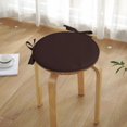 thumbnail image 5 of SUNSIOM Tie-on Round Chair Seat Pad, Solid Color Soft Chairs Cushion, 5 of 5