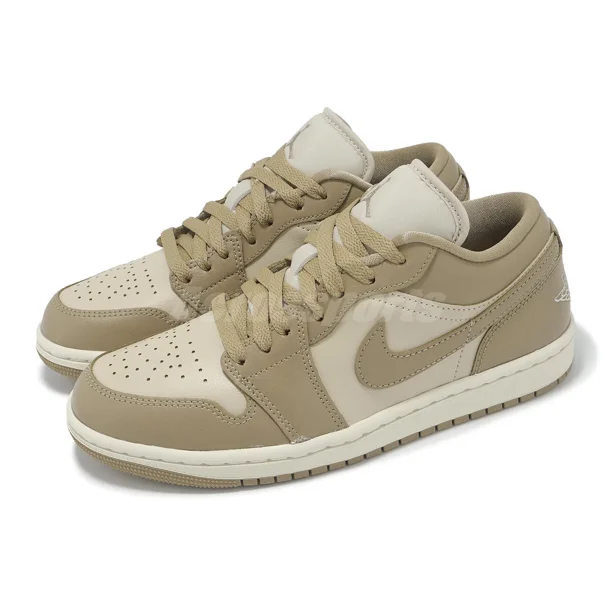 Ni - ke Ni - ke Wmns Air Jordan 1 Low AJ1 Rattan Women Unisex Casual Shoes DC0774-203