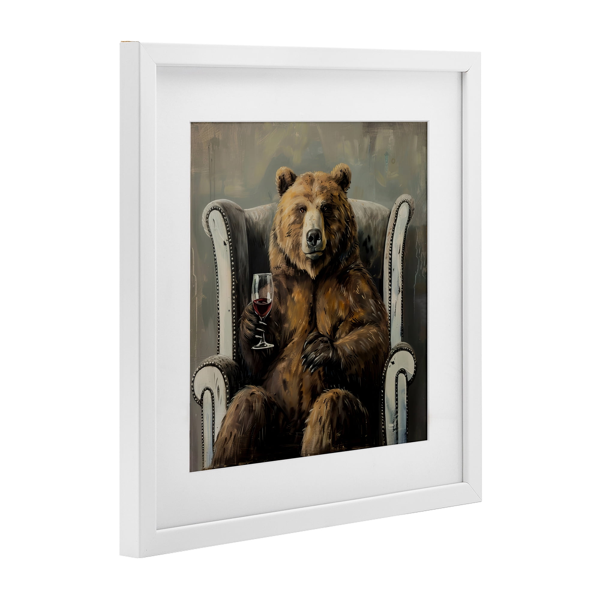 Stupell Industries It Was A Rough Day White Framed Print Under Glass, design by Tina LeCour
