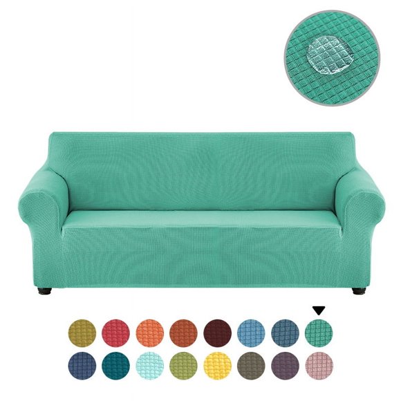 1-piece Set Of Elastic Sofa Cover Non-slip Sofa Cover, Textured Grid Pattern
