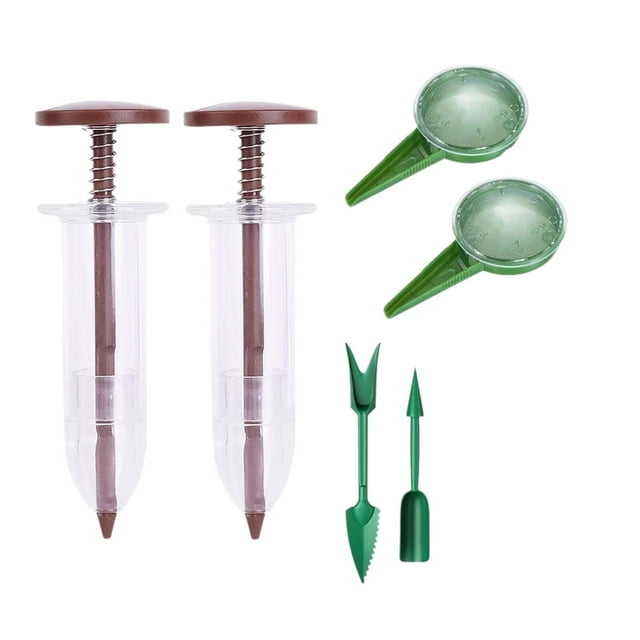 Yingyy Mini Sowing Dispenser Gardening Tool Adjustable Sowing Garden made from PP Tool Coffee