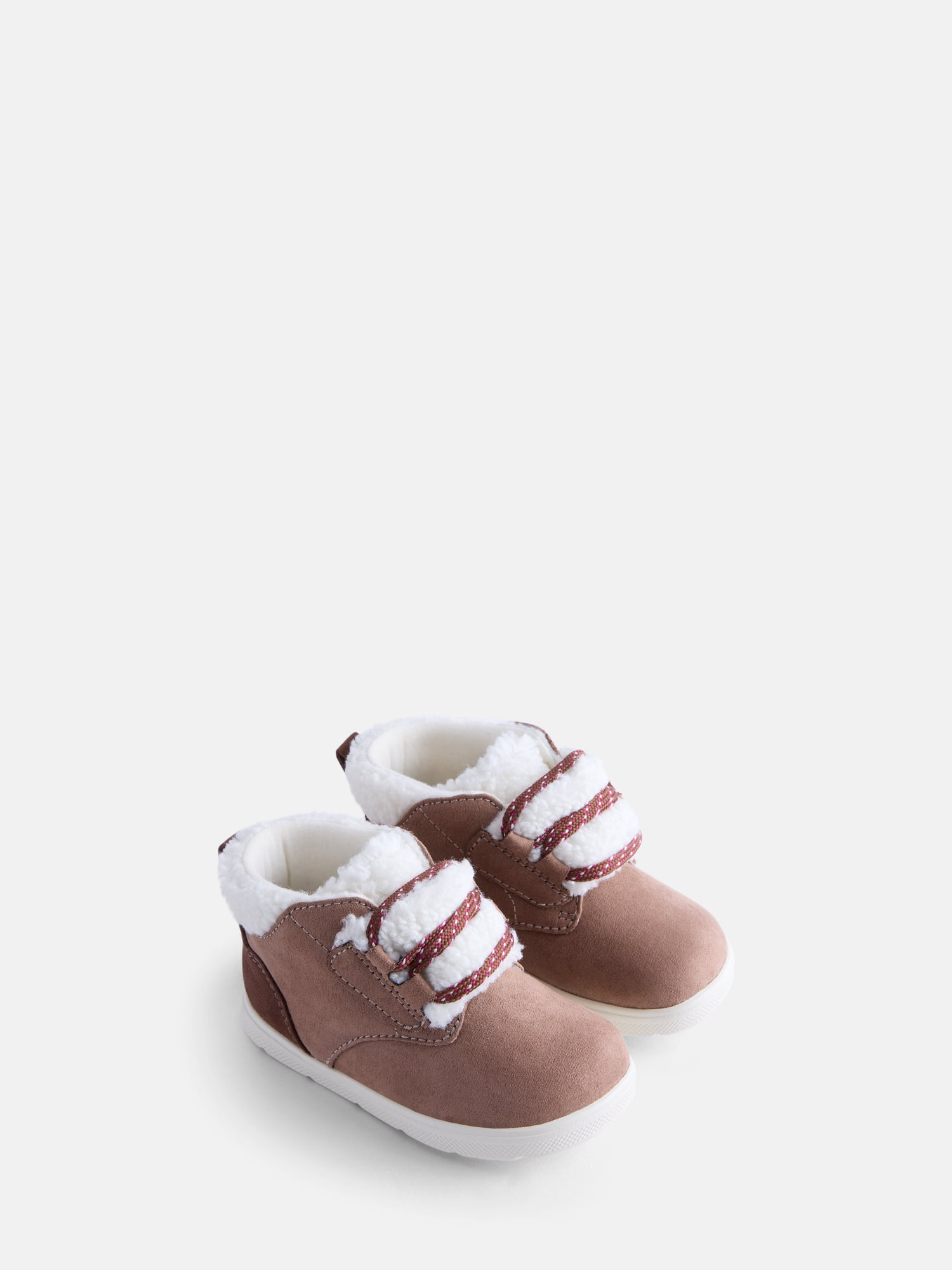 Wonder Nation Infant Girls' Faux Shearling Booties