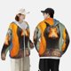 thumbnail image 4 of Fotbe Colorful Painted Duck Chaqueta con Protección Solar UPF 50+ para Hombre y Mujer, Camisa con Capucha y Bolsillos-Large, 4 of 7