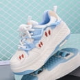 thumbnail image 5 of Kids Roller Shoes Sneakers with Wheels - Premium Sport Roller Skate Sneaker for Boys Girls Christmas Birthday Children Show Gift, 5 of 15