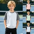thumbnail image 2 of Kids Rash Guard Short Sleeve Kids Youth Sun Protection Shirts, UPF 50+ Quick Dry Swimwear for Water Surf, 2 of 8