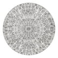 thumbnail image 3 of Unique Loom Sofia Collection Area Rug - Grace (7' 1" Round Dark Gray/Gray), 3 of 7