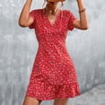 thumbnail image 1 of Vestido Floral,Vestido Verano Escote en V Vestido Escote en V Vestido Estampado Optimizado para la Excelencia, 1 of 6