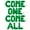 Green, variant on Letter Balloons - COME ONE COME ALL 16" Inch Alphabet Letters Foil Mylar Balloon 1st Birthday Party Banner (Black)