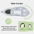 thumbnail image 3 of GOOBON Wide Toe Box Shoes Women Arch Support Walking Shoes for Plantar Fasciitis Orthotic Tennis Sneakers US 6-11, 3 of 7