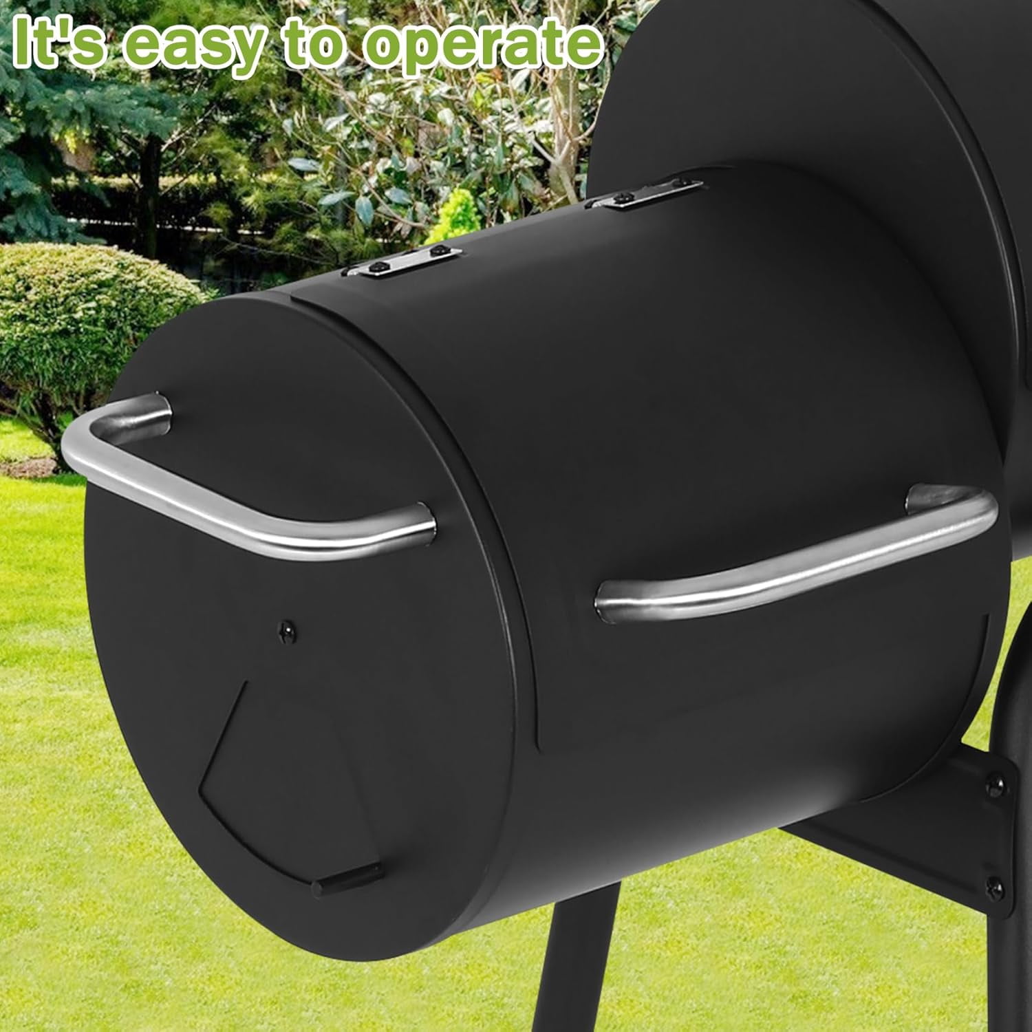 43 inch Charcoal Grills Outdoor BBQ Grill, Portable Grill Camping Barbecue Grill for Patio Backyard Picnic Camping BBQ, Black