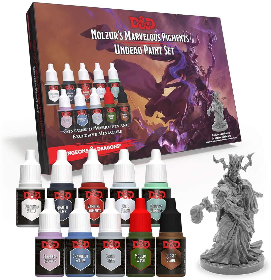 The Army Painter D&D: Undead Paint Set - Nolzur's Marvelous Pigments Miniature Painting Kit