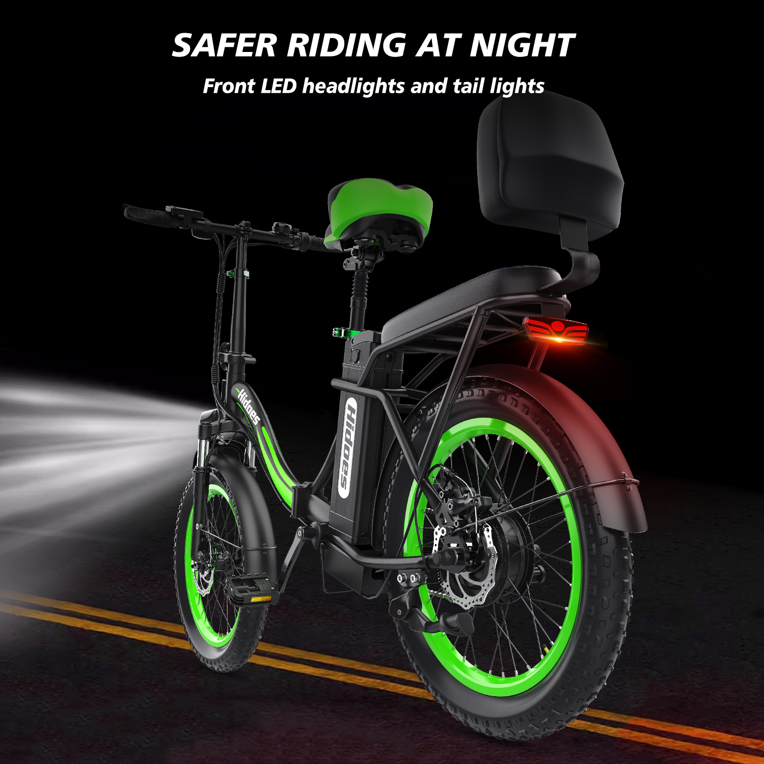 Electric Bike Folding 20" Fat Tire 25MPH 25Mile, 12Ah Hill Mountain Electric Fat Tire Snow Beach Ebike Range up to 20-40 Miles, Dual Disc Brakes & Shocking Proof for Adults Teens Kids