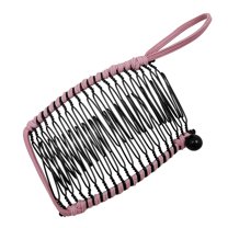 PPgejGEK Anti-Slip Hair Clip Banana Hair Clip Elastic Hair Accessory 20 Teeth Banana Comb Hair Clip for Thick Wavy Natural Curls for Valentine's Day Mother's Day Christmas Birthday Gifts