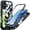 Green, variant on ELEHOLD Magnetic Case for iPhone 17 with Built-in Screen Protector, Compatible with Mag Safe Accessories,Full Body Shockproof Clear Back Protective Case Cover for iPhone 17,Blue