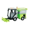 thumbnail image 2 of Véhicule de Nettoyage Robuste, Camion Balayeuse de Rue, Échelle 1/16 friction Verte, 2 of 9
