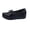 Black, variant on Buckle Casual Footwear, Non Slip Daily Shoes, Women's Leather Wedge Heel Rocker Loafers Comfort Non Slip Platform Slip On Walking Shoes Casual Shopping Daily Mom Shoes, Black 7