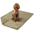 thumbnail image 6 of PetAmi Waterproof Dog Blanket for Medium Large XL Dog Puppy Cat Throw for Couch Cover Leakproof Protection, Sherpa Fleece, Reversible Soft Washable 80x60 Taupe Taupe, 6 of 9