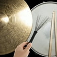 thumbnail image 3 of OULII 1Set Jazz Drum Brush Assorted Color Steel Wire Percussion Brush with Storage Pouch, 3 of 8
