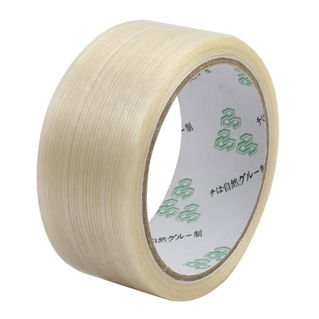 Temp Glass - 55M x 40mm Width Insulating Fiber Tape Adhesive for High Temp Resistant Glass