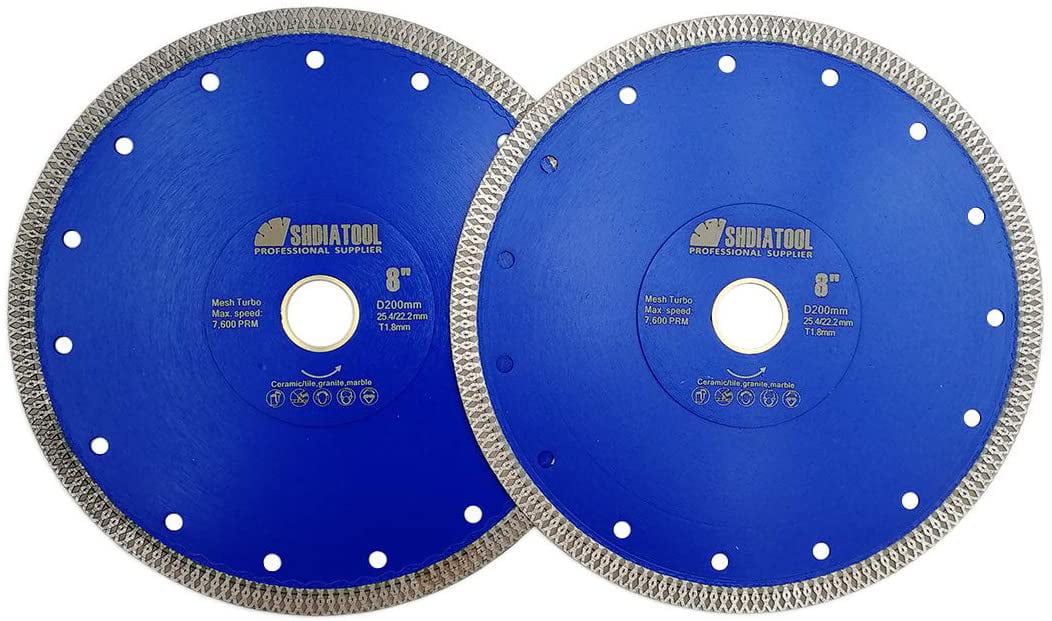 4 inch diamond blades for cutting tiles porcelain 5-PACK stone and masonry 