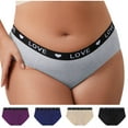 thumbnail image 5 of Aloohaidyvio Panties for Women No Boundaries,Cotton Underwear for Women Sexy Low Rise Ribbed Hipster Breathable Soft Womens Bikini Panties, 5 of 5
