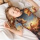 thumbnail image 5 of Fotbe Red And Gray Flame Fox Pijama Estampada de 2 Piezas para Niños – Ropa de Dormir de Manga Corta Cómoda para Niños y Niñas, Camiseta y Shorts de Algodón-Large, 5 of 6