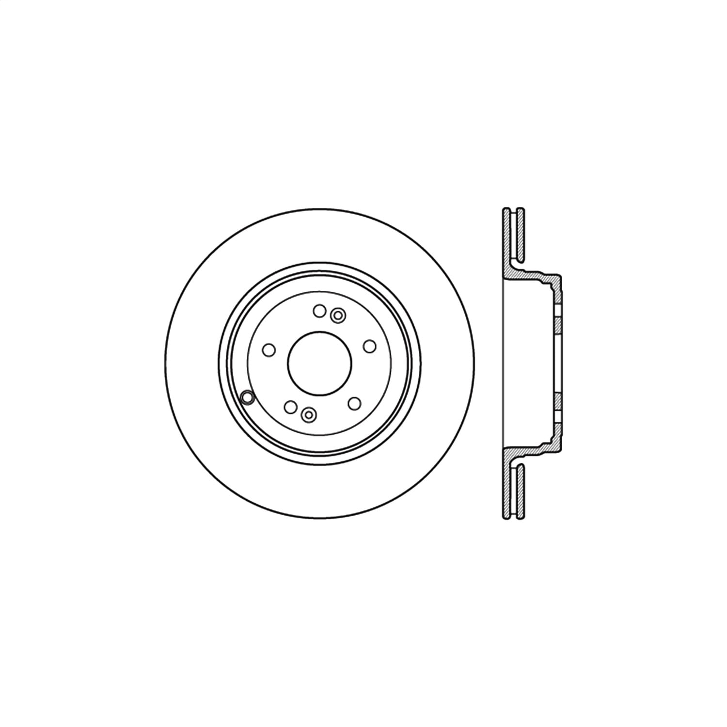 StopTech 125.51035 Premium Brake Rotor