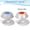 B, variant on Floating Pond Heater, 10W Pond Deicer with 7.3 Inch Cord, Thermostatically Control and Anti Sinking Ponds Heater for Outdoor Ponds with Fish, Winter Survival Solution for Pool Fish