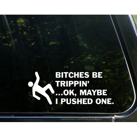 Motorcycle Helmet Decals B*tches Be Trippin' ... Ok, Maybe I Pushed One - 9
