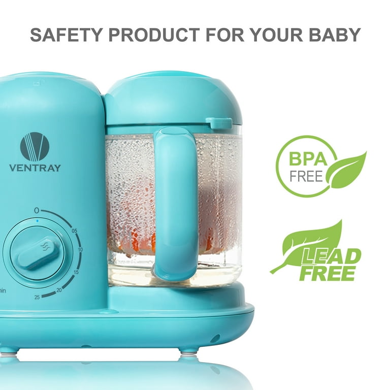 Baby Food Maker Baby Food Processor Blender Steamer Cooker Chop Grind Puree  Quick Easy Clean All-in-one BPA Free by VENTRAY 