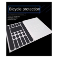 thumbnail image 1 of Mountain Bike Road Bike Bicycle Anti-Scratch Chain Protector Bicycle Frame Protector Protective Car Paint Film B,10 x Frame protector,Photo Color, 1 of 8