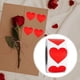 thumbnail image 5 of Pegatinas de corazón, etiquetas adhesivas, 500 Uds., decoración del Día de San Valentín, regalos, calcomanías, manualidades, etiquetas de álbum de , Rojo Macarena corazón pegatinas, 5 of 8