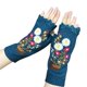 thumbnail image 4 of Guantes de mujer Guantes de invierno Guantes de punto Guantes cálidos de terciopelo bordados Guantes de exterior Guantes de mujer, 4 of 5