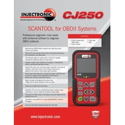 Injectronic CJ250, Automotive OBD2 Diagnostic Scantool, Enhanced Code Reader