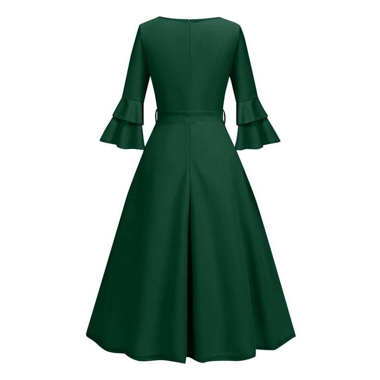 knee length dresses for ladies Allure Linen Dress | Bohomey main image 1