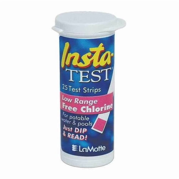 Lamotte Test,3 in L,0-10 ppm Free Chlorine,PK25 2964-G