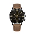 thumbnail image 2 of NovaStitch Watches for Men Ultra Thin Large Face Casual Day Watch Leather Band Japan Quartz Movement Analog Display Fashion Daily Wear Gift for Men, 2 of 7