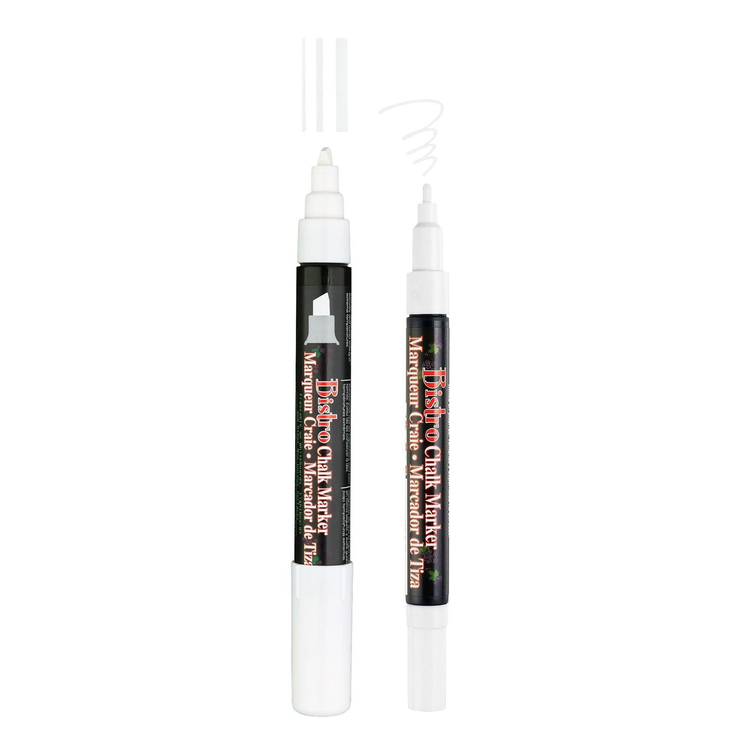 MARVY UCHIDA® BISTRO CHALK MARKERS 2 PC WHITE SET, Chalk Paint Marker