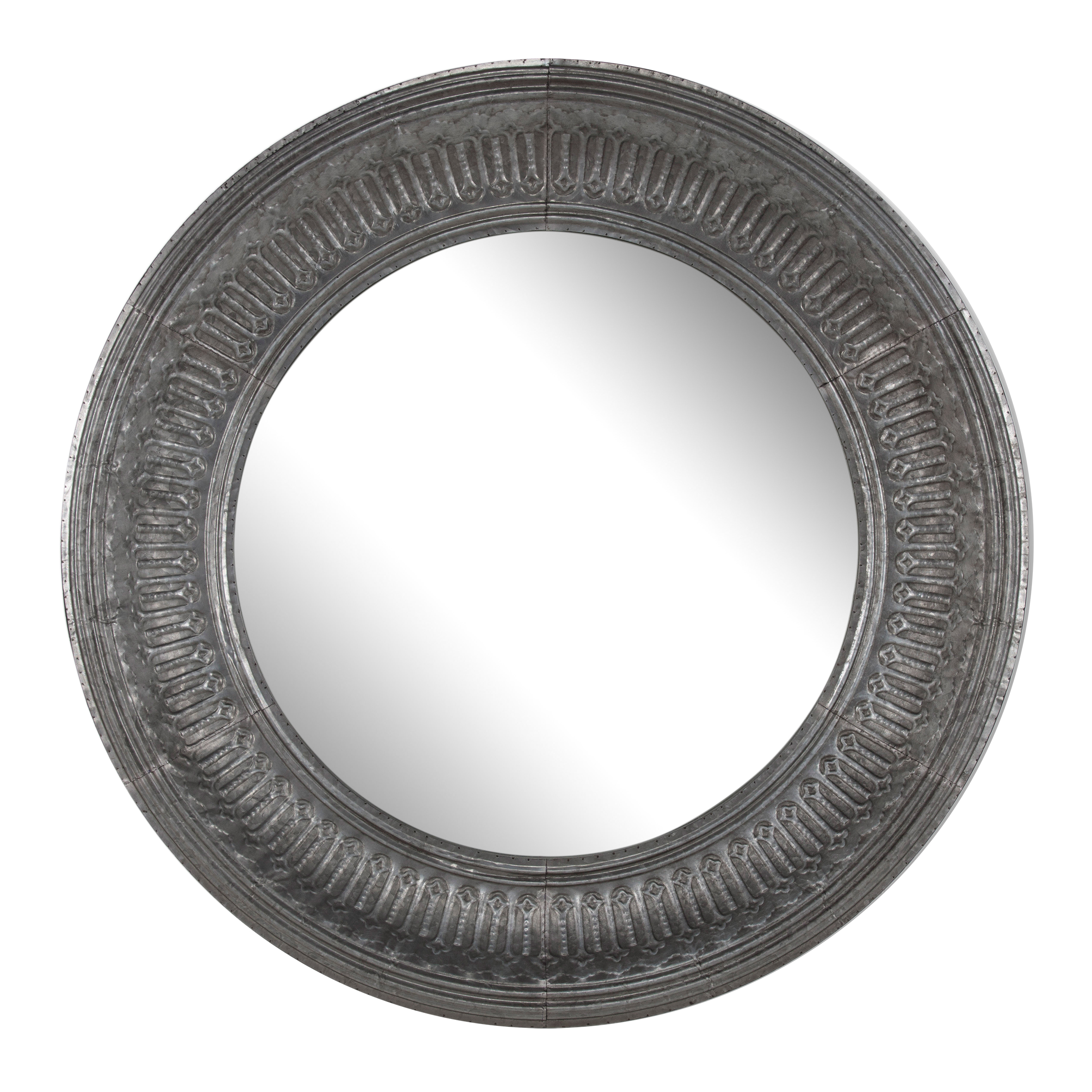 A&B Home Round Wall Mirror, Large