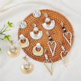 thumbnail image 3 of Earrings Vintage Hoop Stud Fashion Jewelry B2003 A209., 3 of 5