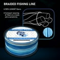 thumbnail image 4 of Reaction Tackle Braided Fishing Line - Pro Grade Power Performance for Saltwater or Freshwater - Colored Diamond Braid for Extra Visibility Red (No Fade) 100 LB (300 yards), 4 of 8